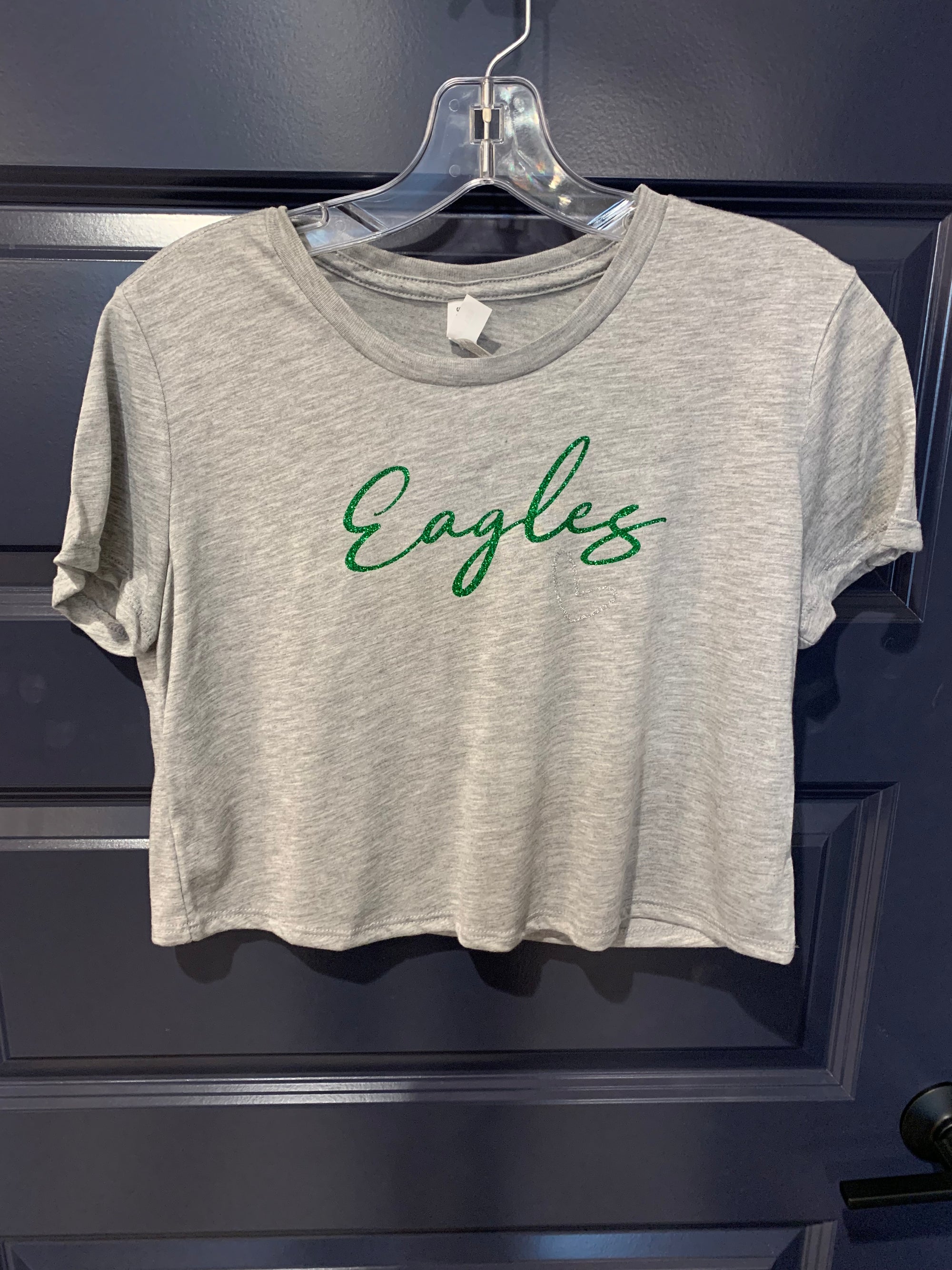 Zionsville Eagles Crop Loose Short Sleeve Tee