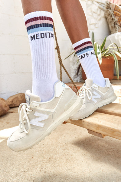 Meditate Sock